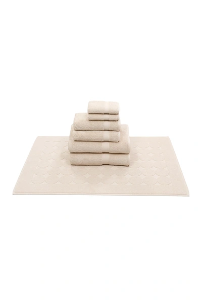 Linum Home Sinemis Terry 7-piece Towel Set In Beige