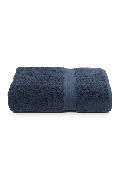 Linum Home Sinemis Terry Bath Towel In Navy