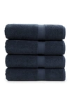 Linum Home Sinemis Terry Bath Towels In Navy