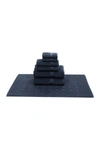 Linum Home Sinemis Terry 7-piece Towel Set In Navy