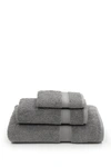 Linum Home Sinemis Terry 3-piece Towel Set In Dark Grey
