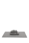 Linum Home Sinemis Terry 4-piece Towel Set In Dark Grey