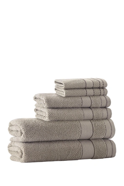 Enchante Home Monroe Turkish Cotton 6-piece Towel Set In Beige