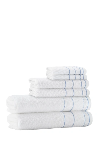 Enchante Home Monroe Turkish Cotton 6-piece Towel Set In White