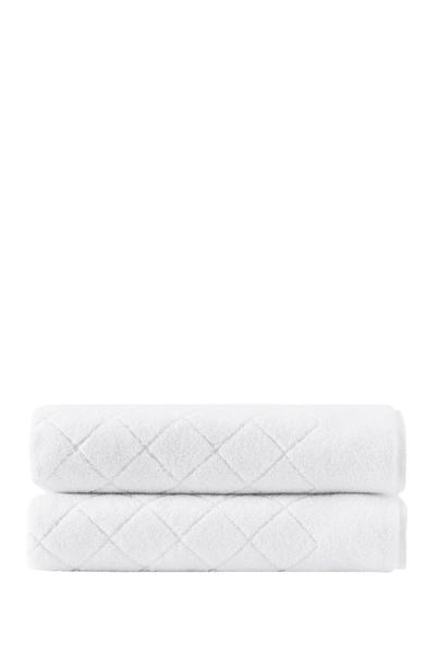 Enchante Home Gracious Turkish Cotton Bath Towel In White