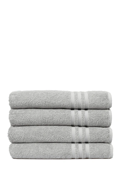 Linum Home Denzi Bath Towels In Grey