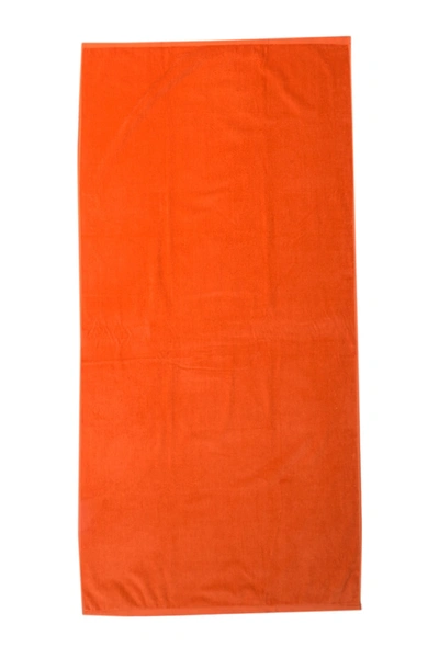 Apollo Towels Luxury Hotel Solid Pool Towel In Orange