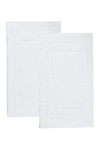Enchante Home Vague Turkish Cotton 16-piece Towel Set In White