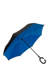 Shedrain Unbelievabrella Reversible Umbrella In Nord Blk/ocean