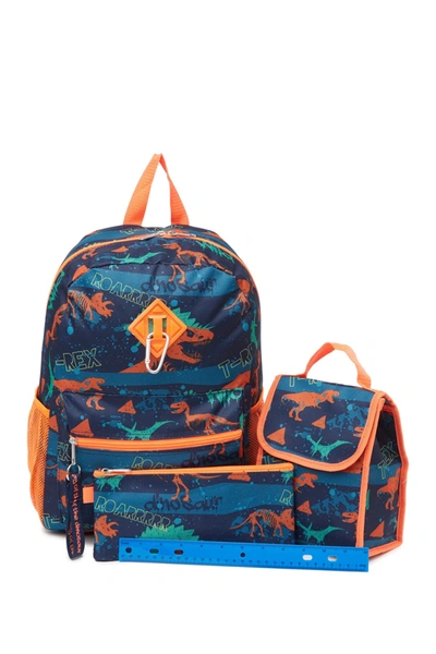 A D Sutton & Sons Kids' Dinosaur Print Backpack In Multi
