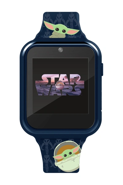 Accutime Mandalorian/ Baby Yoda- Itime Kids Smart Watch In Black