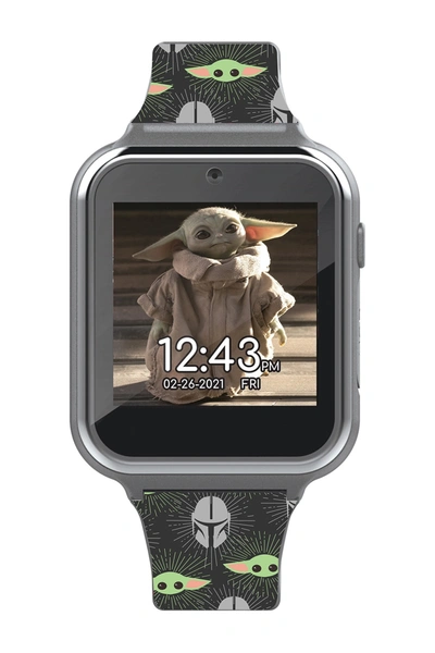 Accutime Mandalorian/ Baby Yoda- Itime Kids Smart Watch In Silver