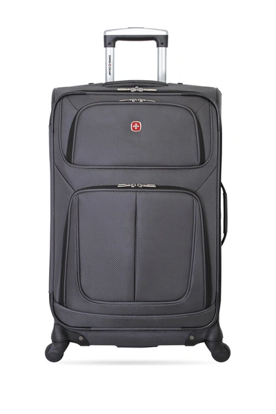 Swissgear 25" Spinner Suitcase In Dark Grey