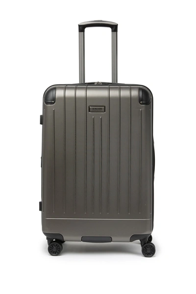 Kenneth Cole Reaction Flying Axis 28" Hardside Expandable Spinner Luggage In Silver