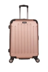 Kenneth Cole Reaction Renegade 24" Lightweight Hardside Expandable Spinner Luggage In Rose Gold