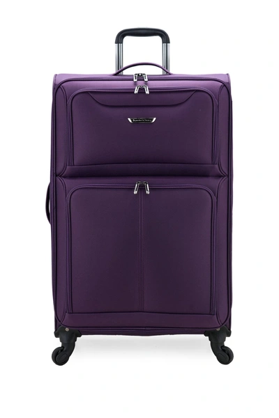 Traveler's Choice Luggage Cedar 31" Softside Spinner In Purple