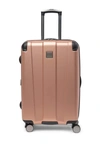 Kenneth Cole Reaction Continuum 24" Spinner Luggage In Rose Gold