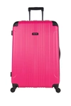 Kenneth Cole Reaction 28" Lightweight Hardside 4-wheel Spinner Luggage In Pink