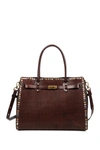 Old Trend Westland Leather Satchel Bag In Coffee