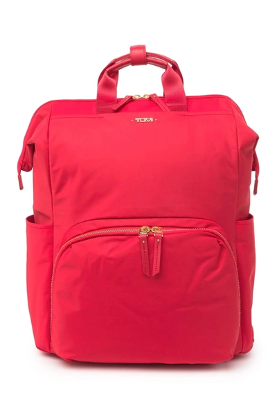 isabelle framed backpack tumi Tumi Isabelle Framed Backpack In Ultra Red