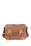 Tsd Dolphin Studded Messenger Bag In Coffee