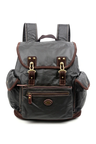 Tsd Dolphin Studded Backpack In Brown