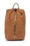Aimee Kestenberg Tamitha Leather Backpack In Camel Suede