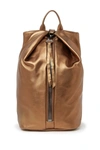 Aimee Kestenberg Tamitha Leather Backpack In Metallic Bronze