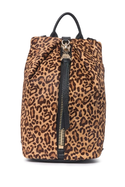 Aimee Kestenberg Tamitha Novelty Leather & Genuine Calf Hair Mini Backpack In Small Leopard Hairca