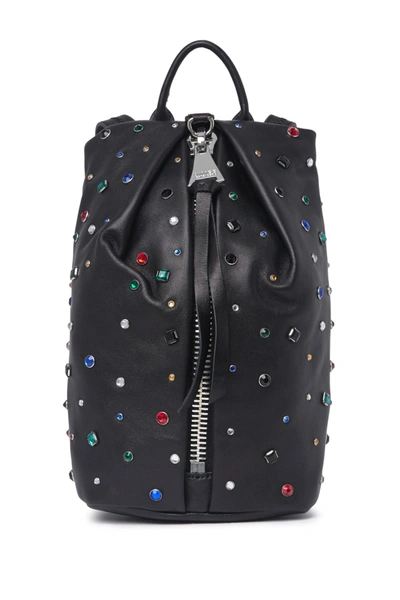 Aimee Kestenberg Tamitha Novelty Leather & Genuine Calf Hair Mini Backpack  In Jeweled | ModeSens