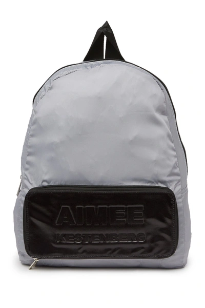 Aimee Kestenberg Packable Backpack In Grey Nylon