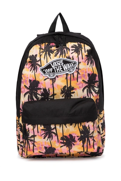 Vans Realm Sunset Palms Print Backpack