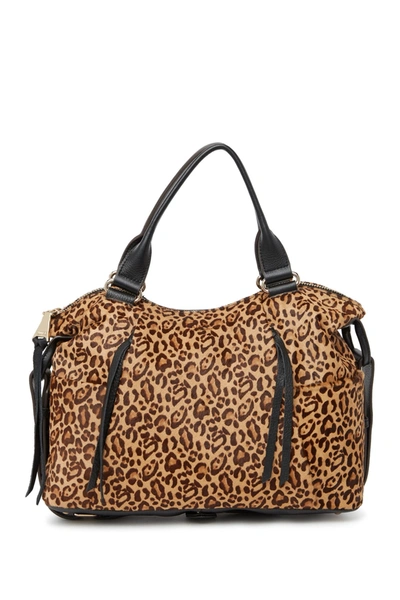 Aimee Kestenberg Tamitha Satchel Bag In Small Leopard Hairca