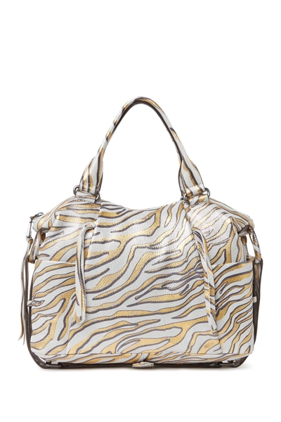 Aimee Kestenberg Tamitha Satchel Bag In Metallic Zebra