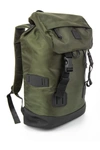 X-ray Water Resistant Rucksack Duffel Backpack In Dark Olive