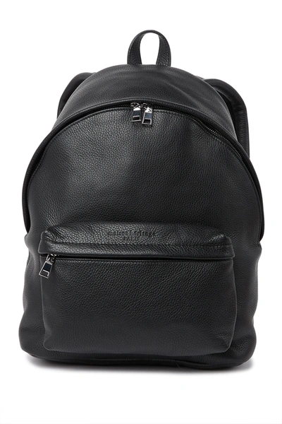 Maison Heritage Black Leather Backpack Shop Sac A Dos Pete - Noir - Homme on Sale at BeyondStyle  main image 3