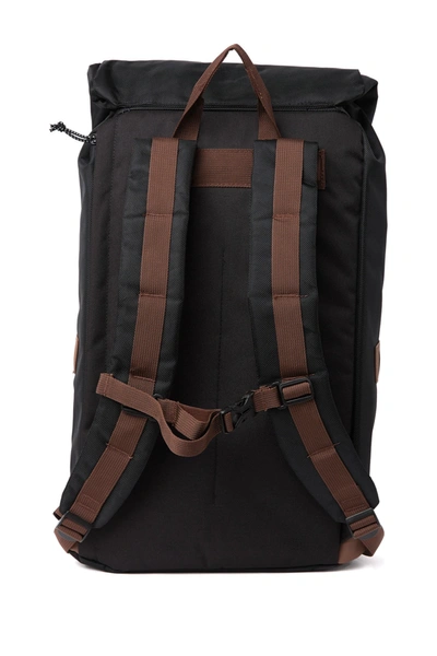 X-ray Water Resistant Rucksack Duffel Backpack In Black Brown
