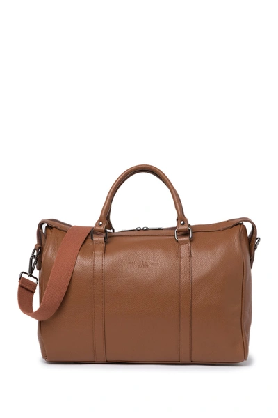 Maison Heritage Sac Weekend Leather Bag In Brown