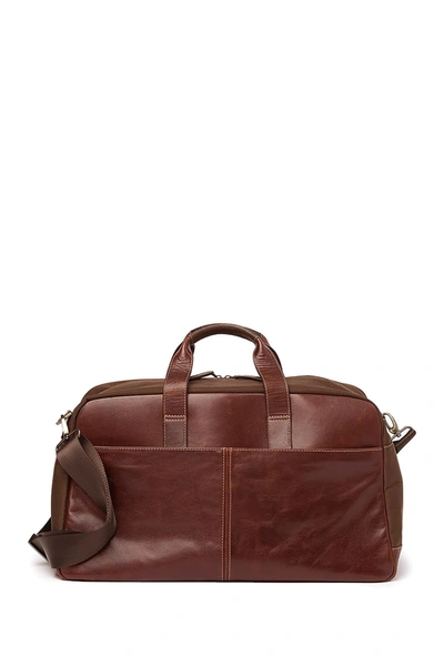 Boconi Overnight Duffel Bag In Cognac