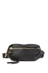 Aimee Kestenberg Milan Leather Belt Bag In Black W Gold