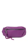 Aimee Kestenberg Milan Leather Belt Bag In Violet With Shiny Gu