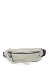 Aimee Kestenberg Milan Leather Belt Bag In Elephant Grey W/ Gun