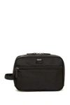 Bric's Luggage Nylon Shave Case In Black With Black