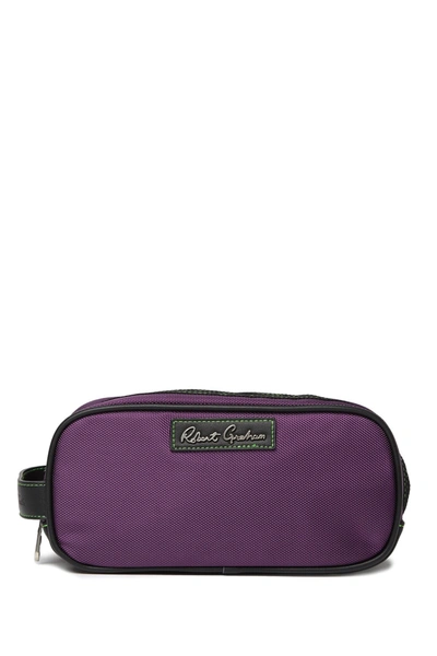 Robert Graham Gainsford Lightweight Durable Dopp Kit In Purple