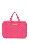 Aimee Kestenberg Jenna Hanging Toiletry Travel Bag In Bright Pink Scene St