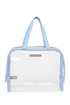 Aimee Kestenberg Chloe Transparent Tote Set In Periwinkle