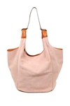 Old Trend Rose Valley Leather Hobo Bag In Coral