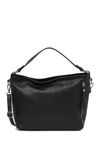 Giulia Massari Leather Shoulder Bag In Black