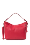 Giulia Massari Leather Shoulder Bag In Red