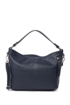 Giulia Massari Leather Shoulder Bag In Blue